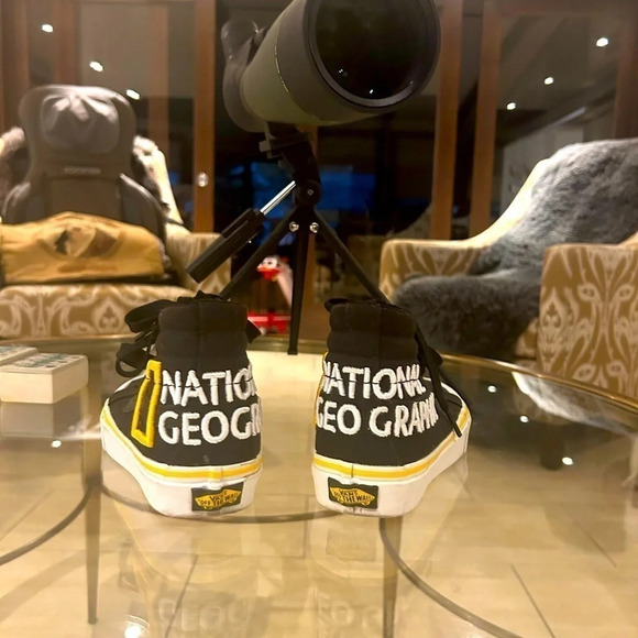 Brand new  Van’s collection “National Geographic” shoes size 5 or men’s 3.5 - Picture 10 of 11